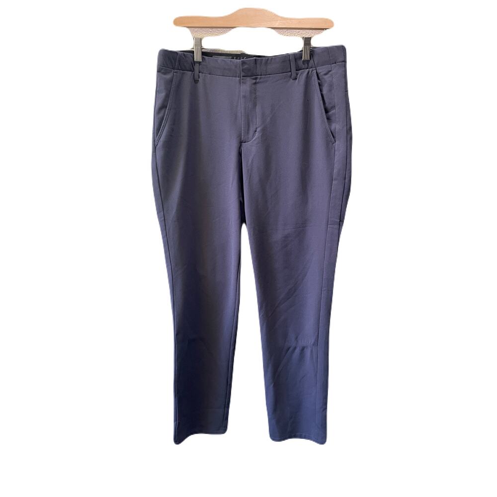 Nike Dri-FIT Slim Fit Men's Golf Pants Gray Zip Pockets Stretch 34x30 BV0273-015